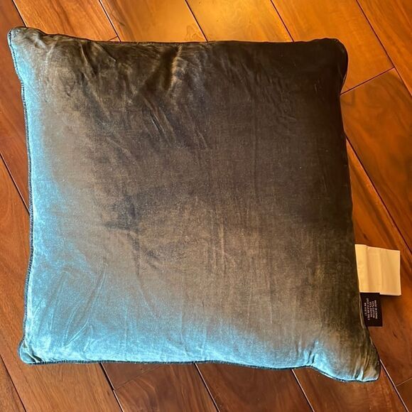 Nicole Miller Velvet Floral Accent Pillow - Picture 5 of 7